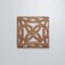 Ekena Millwork Small Baytown Decorative Fretwork Wood Wall Panels, Walnut, 11 3/8"W x 11 3/8"H x 3/8"T WALW12X12X0375BYTWA - alternate 2